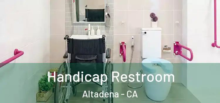 Handicap Restroom Altadena - CA